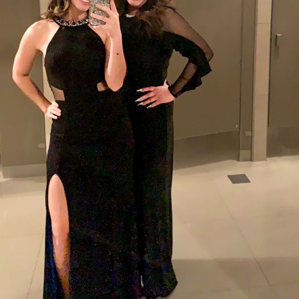 Beautiful black long night dress